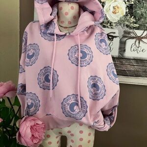 Monchhichi Pink Graphic Hoodie